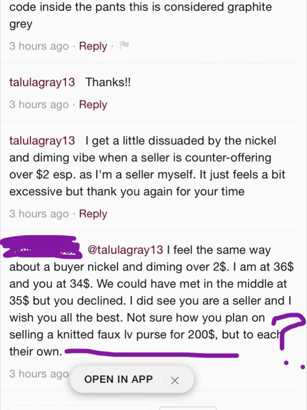 Tacky posh etiquette